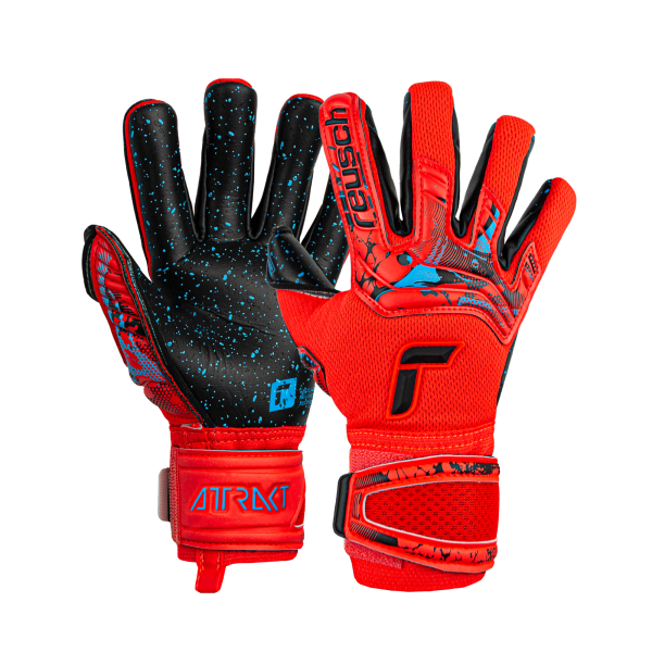 Reusch Attrakt Fusion Guardian Junior 5372945 3333 schwarz rot 1